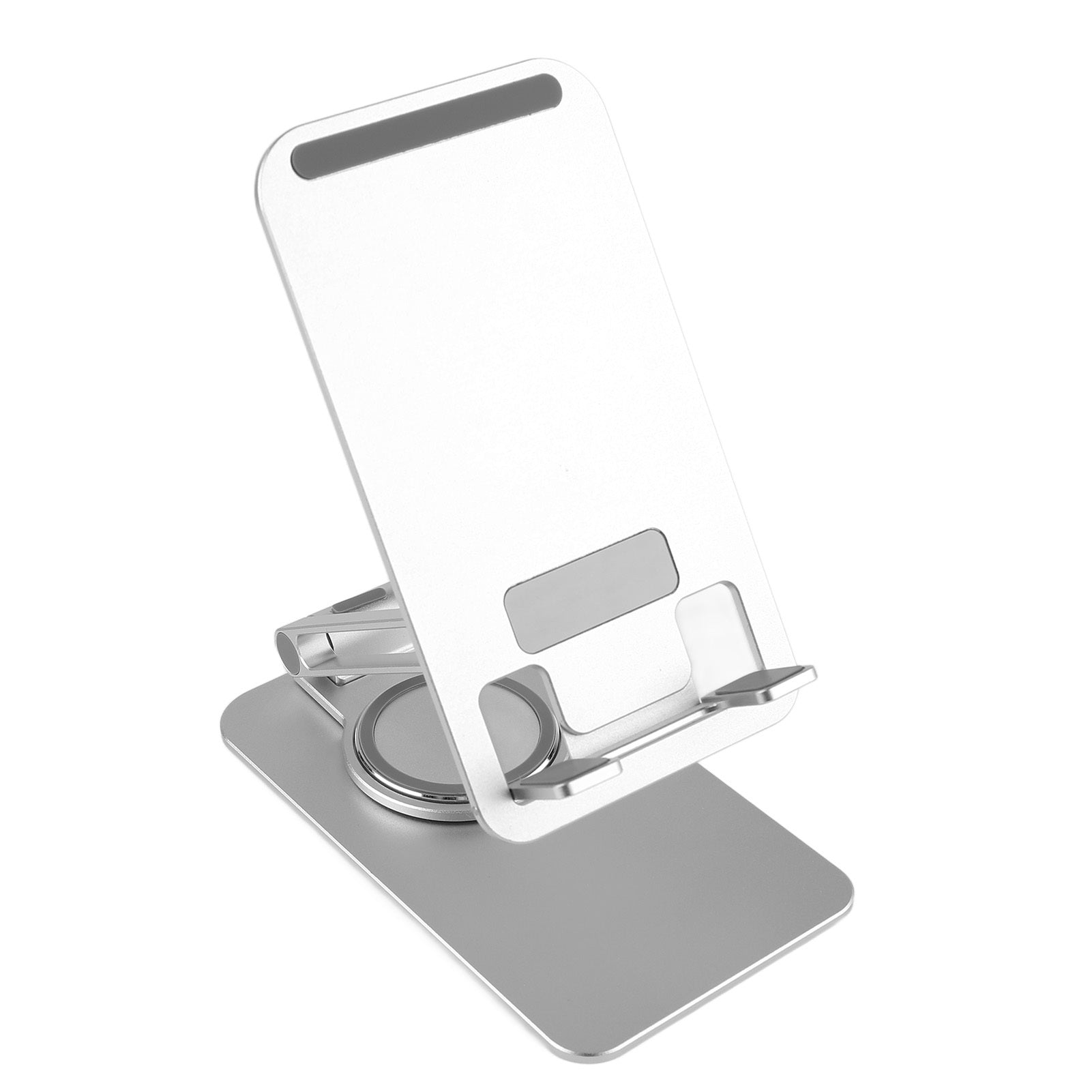 Folding Cell Phone Stand Aluminum Alloy Rotatable Desktop Phone Holder for Tablet All Phones