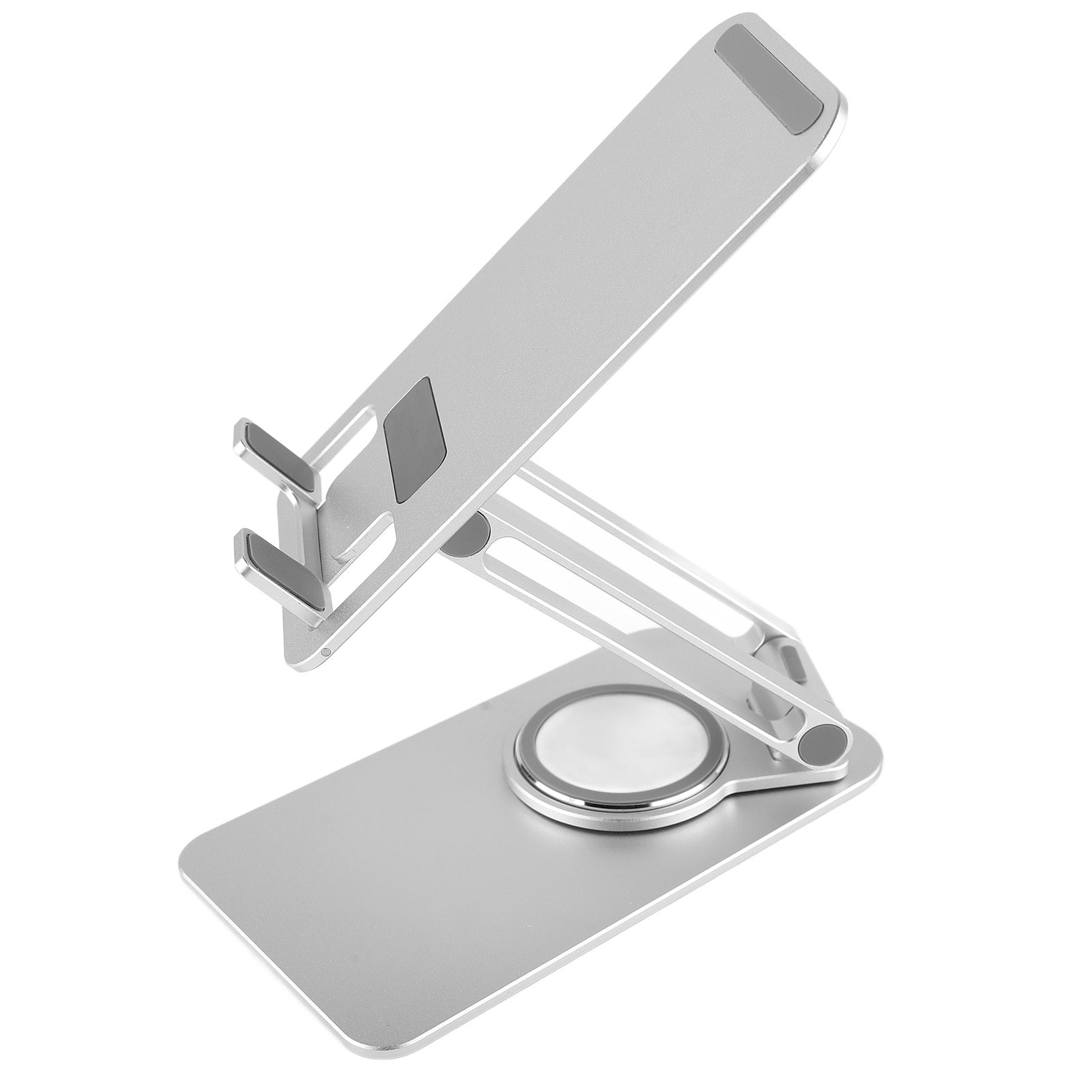 Folding Cell Phone Stand Aluminum Alloy Rotatable Desktop Phone Holder for Tablet All Phones