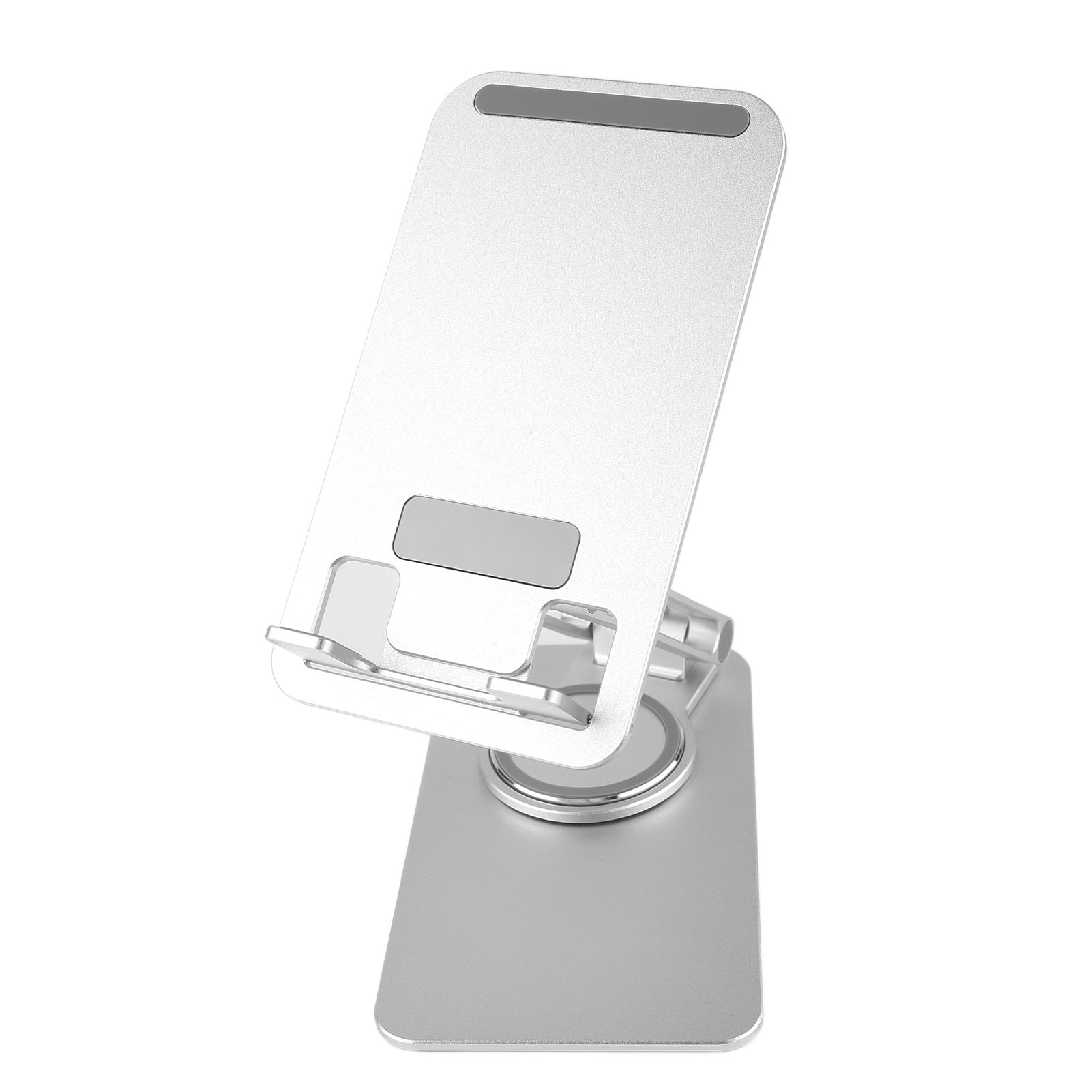 Folding Cell Phone Stand Aluminum Alloy Rotatable Desktop Phone Holder for Tablet All Phones