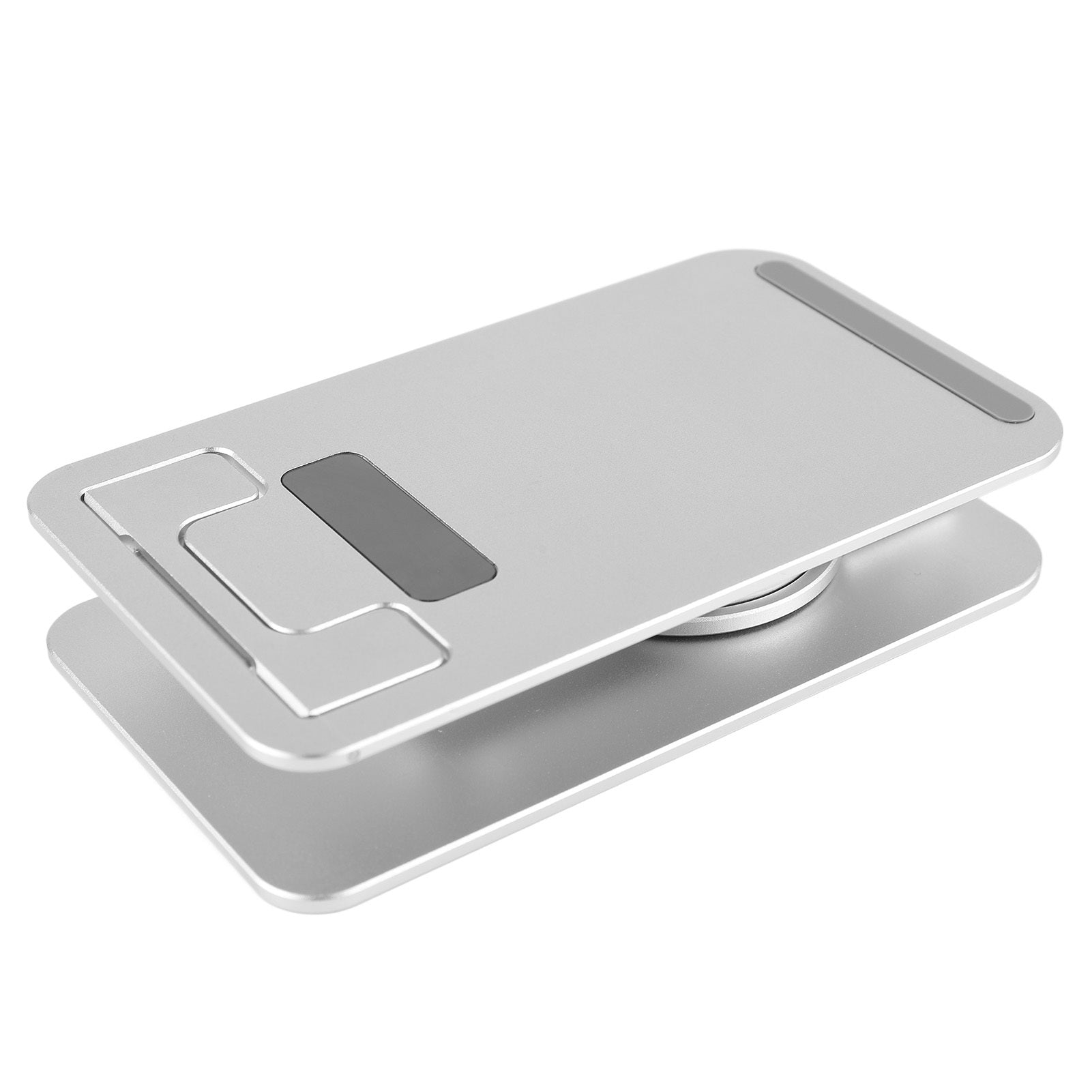 Folding Cell Phone Stand Aluminum Alloy Rotatable Desktop Phone Holder for Tablet All Phones